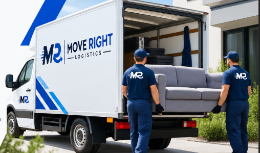 Move Right Logistics Furniture Delivery Team and Luton Van